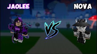 JaoLee VS NovaExility  Blox Fruits [upl. by Akiem]