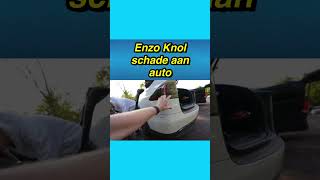 😯🚗 Enzo Knol schade aan auto EnzoKnol enzoknol auto vlog [upl. by Akirret]