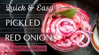 Quick amp Easy Pickled Red Onion [upl. by Erdman473]