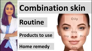 combination skin care  face wash moisturiser sunscreen home remedy  dermatologist [upl. by Adnilav]