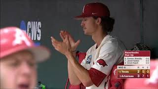 5 Arkansas vs 13 Texas 2018 CWS Game 1 [upl. by Brothers]