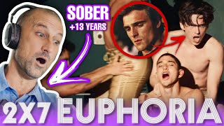 SOBER GUY watches  EUPHORIA  for the FIRST TIME  Euphoria Reaction S02E07 [upl. by Tawney]