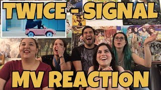 AKA REACTS TWICE 트와이스  Signal MV Reaction [upl. by Bevis]