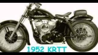 Harley Davidson Model KR 750 cc flathead 19531969 Look [upl. by Afnin]