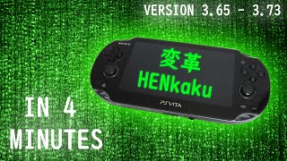 How to install HENkaku in 4 minutes with Final hencore PS Vita 373 [upl. by Ardelia]