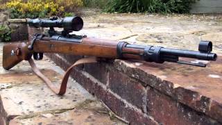 Scoped Mauser Kar98 Rifle Sound Effect [upl. by Evreh]