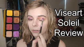 Viseart Soleil Petite Pro Palette Review Swatches Tutorial and Wear Test [upl. by Adnat143]