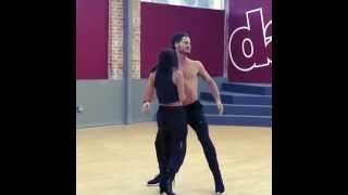 Janel Parrish and Val Chmerkovskiy  Fun Rehearsal [upl. by Spence]