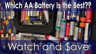 Which AA Battery is the Best Can Duracell Beat Energizer Watch and ave [upl. by Bik]