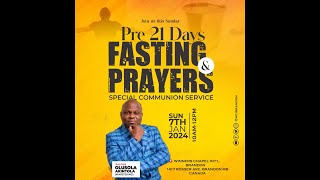 PRE21 DAYS PRAYER AND FASTING COMMUNION SERVICE  7 JANUARY 2024  WINNERS CHAPEL INTL BRANDON [upl. by Lux]