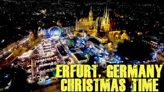 Christmas Markets of Germany  Day Walk  Erfurt [upl. by Reerg]