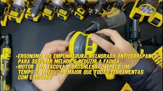 Lixadeira RotoOrbital 20V Brushless Max 5 Pol  Dewalt DCW210B [upl. by Piper]