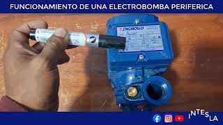 FUNCIONAMIENTO DE UNA ELECTROBOMBA PERIFERICA [upl. by Grimona]