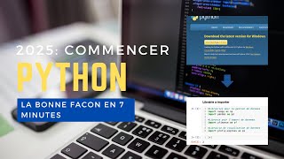 Commencer avec Python pour la Finance  La bonne facon en 7 minutes [upl. by Neik]