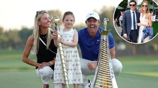 Rory McIlroy dedicates emotional win to wife Erica after rollercoaster year [upl. by Arramahs]