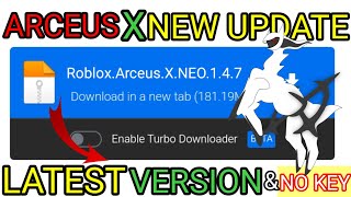 New Update Arceus X NEO v147 Latest Version  Arceus X NEO Executor v2647665 For Android [upl. by Auhsohey]