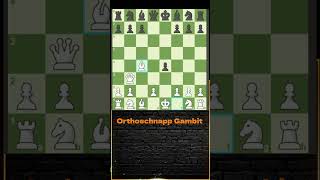 Win in 9 Orthoschnapp Gambit chess [upl. by Rue246]