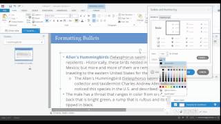 Articulate Storyline 2 Bullet formatting [upl. by Eah36]