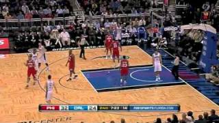 Jameer Nelson trick shot score bouncing the ball from 3 point lane vs Philadelphia 76ers [upl. by Bondie]