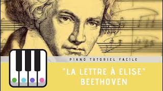 Comment jouer quotLa lettre à Elisequot de Beethoven facilement au piano [upl. by Damon]