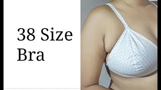 38 Bust Cotton Bra From Waste Fabric  सिर्फ 30 रुपये में ब्रा Cutting and Stitching [upl. by Keg581]