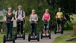 Mit dem Segway von Miltenberg nach Bürgstadt  meinenewsTV [upl. by Mlawsky]