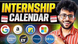 Internship and Placement Calendar 2024  Which company hires When OFFCAMPUS Placements  👨🏻‍💻✅ [upl. by Hammond934]