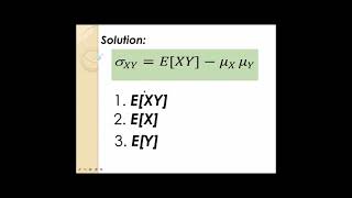 Covariance of 2 CONTINUOUS Random Variables [upl. by Tacklind611]