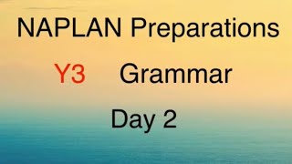 NAPLAN Preparations Year 3 Grammar Day 2  Common misspellings in Real Test [upl. by Xirdnek]