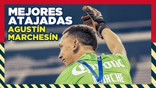 Mejores atajadas de Agustín Marchesín Apertura 2018 [upl. by Aynuat647]