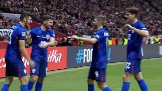 Sebastian Szymanski Goal video VS Croatia Poland VS croatia Highlights  UEFA nation league 2024 [upl. by Long]