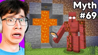 Testing 100 Scary Minecraft Myths in 24 Hours [upl. by Ahsineb]