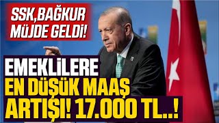 EN DÜŞÜK EMEKLİ MAAŞINA NE KADAR ZAM YAPILACAK EMEKLİLERE HABER [upl. by Doscher899]