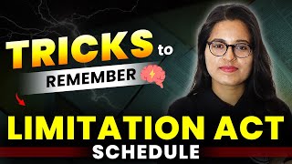 Most Effective Tips amp Tricks to 🔥🧠Remember Limitation Act Schedule  State Judiciary Preparation [upl. by Anawad]