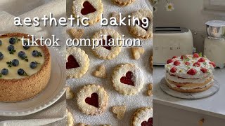 aesthetic baking  tiktok compilation [upl. by Lladnarc671]