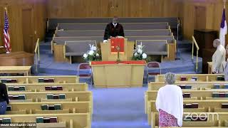 Mt Sinai Baptist Church Sunday Morning Service  August 11 2024 [upl. by Yenial258]