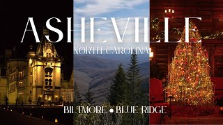 asheville nc vlog biltmore estate hiking amp christmas markets [upl. by Macknair]