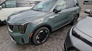 2025 Kia Sorento SX Prestige AWD Hybrid Cityscape Green with Gray interior [upl. by Adnalra]