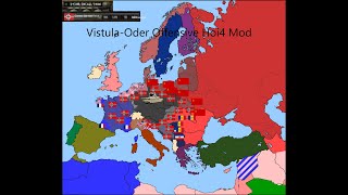 VistulaOder Offensive Attempt 2 Part 1 Used Save From Last One HOI4 [upl. by Hartman]