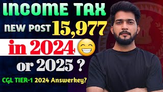 SSC CGL tier 1 Answerkey 2024  15977 New Post In 2024 or 2025 😁  SSC CGL New Vacancy 202425 [upl. by Artiek]