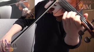 FINAL FANTASY VII  Fightingbattle Theme  FF7 闘う者達  FFViolinTAMTAMUSIC [upl. by Herv]