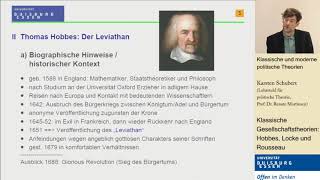 Klassische Gesellschaftsvertragstheorien Hobbes Locke und Rousseau [upl. by Chari]