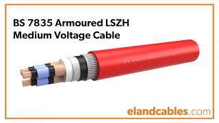 BS 7835 Armoured LSZH cable animation [upl. by Zere]