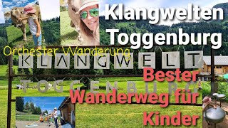 Klangweg bester Wanderweg für Kinder 🐷🐄 Toggenburger Orchester war auf dem Klangweg 🎺🎻 [upl. by Corina]