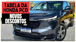 Nova Tabela da Honda para PCD em 2024 Isenções Novos Modelos e Preço [upl. by Allehc939]