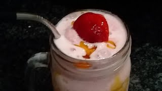 Strawberry Smoothie Recipe  Easy Strawberry Smoothie Recipe at Home  Ninis Kitchen [upl. by Krever558]