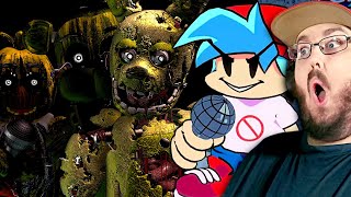 Friday Night Funkin VS Five Nights at Freddys 3 FULL WEEK FNF ModFNaF 3 FNAF REACTION [upl. by Anih]