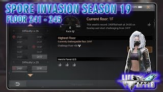 SPORE INVASION SEASON 19  FLOOR 241  245  LIFEAFTER [upl. by Tterrej]