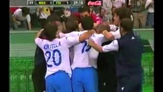 Italia Messico 11 Mondiali 2002 Gol Del Piero [upl. by Leilamag636]