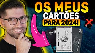 🔥Cancelei o C6 Carbon Veja os meus Cartões para 2024 TODOS GRÁTIS [upl. by Ahidam]